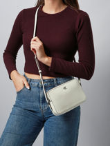 Shoulder Bag Hardware Monogram Calvin klein jeans White hardware monogram 4F3173G-vue-porte