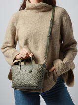 Shoulder Bag Th Monoplay Tommy hilfiger Green th monoplay AW17717-vue-porte