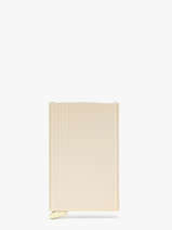 Card Holder Leather Secrid Gold fluted CFL