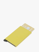 Aluminium Card Holder Secrid Yellow alu 00C-vue-porte