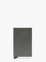 Card Holder Leather Secrid Gray hammerstone CH