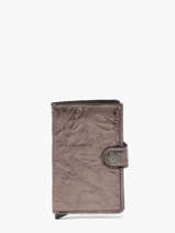 Leather Crunch Mini Wallet Secrid Brown crunch MCR