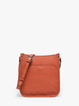 Shoulder Bag Confort Leather Hexagona Orange confort 466120