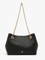 Sac Port� �paule Minimal Mono Polyester Recycl� Calvin klein jeans Noir minimal mono 4F3205G