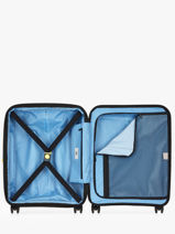 Valise Cabine Extensible Delsey Noir lutece 3802803-vue-porte