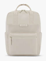 Bergen Pro Cord - Sac � Dos 1 Compartiment + Pc 15" Kapten and son Blanc cord BERGENPC