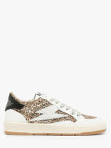 Sneakers Dany In Leather Semerdjian Gold women DANY