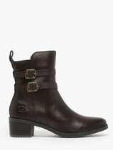 Heeled Boots In Leather Tt. bagatt Brown women 41006100