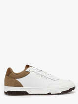 Sneakers In Leather Tommy hilfiger Brown men 5714AEI