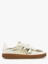 Sneakers In Leather Tommy hilfiger Gold women 90260HT