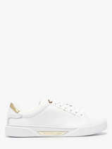 Sneakers In Leather Tommy hilfiger White women 9019YBS