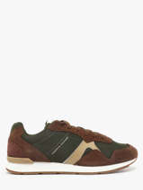 Sneakers In Leather Tommy hilfiger Brown men 5679M1Q