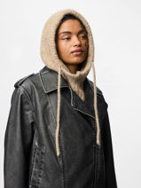 Beanie Pieces Beige nambi 17154954-vue-porte