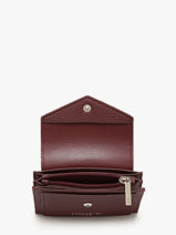 Porte-monnaie Lancaster Violet maya double kba 10-vue-porte