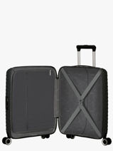 Cabin Luggage American tourister Black roadrush 155562-vue-porte