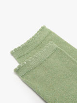 Chaussettes Pieces Vert girl 17078534-vue-porte