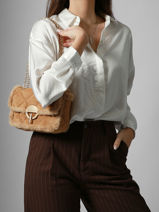 Crossbody Bag Moon Vanessa bruno Brown moon 10V40533-vue-porte