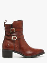 Heeled Boots In Leather Tt. bagatt Brown women 41006300