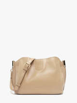 Sac Bandouli�re Helena Cuir Francinel Beige helena 22944