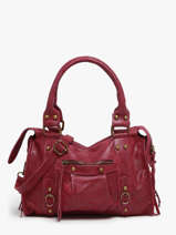 Sac Port Main Spazzolato Cuir Milano Rouge spazzolato SP24094
