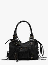 Sac Port� Main Spazzolato Cuir Milano Noir spazzolato SP24093