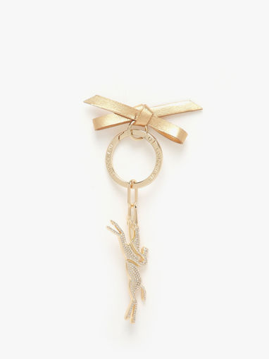 Longchamp Porte-cls cheval animation st Key rings Gold