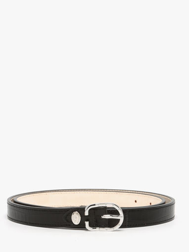 Longchamp Longchamp pocket croco Belts Black