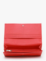 Longchamp Le roseau Wallet Red-vue-porte