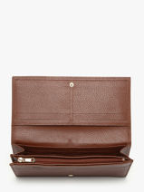 Longchamp Le foulonn� Portefeuilles Marron-vue-porte