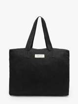 Shoulder Bag Timeless Cotton Rivedroite Black timeless ELZEVTIM