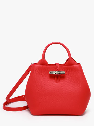 Longchamp Le roseau Sacs port� main Rouge