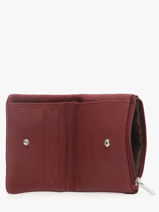 Portefeuille Rallye Cuir Nathan baume Rouge original n 476N-vue-porte