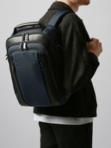Sac  Dos Business Pc 14" Samsonite Bleu spectrolite 4.0 158108-vue-porte