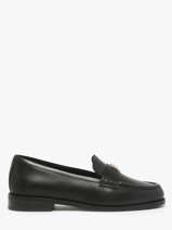 Mocassins En Cuir Michael kors Noir women XFP1L001