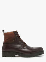 Boots Tuto In Leather Redskins Brown men TUTO