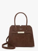 Satchel Velvet Miniprix Brown velvet F7510