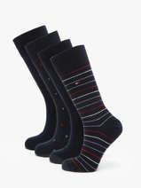 Men's Socks 4 Pairs Gift Box Tommy hilfiger Blue socks 71235375