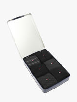 Chaussettes Homme 6 Paires Bo�te Cadeau Tommy hilfiger Noir socks 71235373-vue-porte