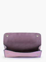 Leather Scarabee Pouch Paul marius Blue scarabee TROUSSCA-vue-porte