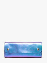 Leather Scarabee Pouch Paul marius Blue scarabee TROUSSCA