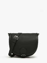 Small Leather Bobo Crossbody Bag Paul marius Black vintage S