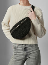 Sac Banane Miniprix Noir polaire S029-vue-porte