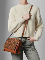 Sac Bandoulire Ornella Francinel Marron ornella 292532-vue-porte