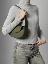 Shoulder Bag City Cluse Green city CX042-vue-porte