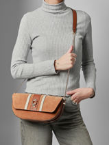 Crossbody Bag Erenia Guess Brown erenia SB783821-vue-porte