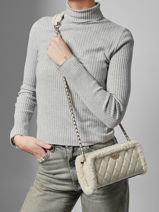 Shoulder Bag Cristi Guess Beige cristi TG813972-vue-porte