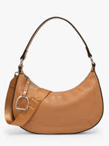 Medium Leather Altesse Shoulder Bag Etrier Brown altesse EALT017M