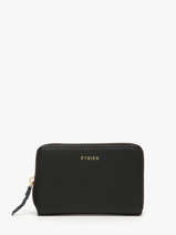 Portefeuille Torsade Cuir Etrier Noir torsade ETOS090M