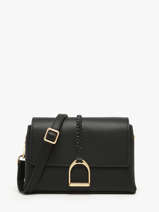 Shoulder Bag S Torsade Leather Etrier Black torsade ETOS169S