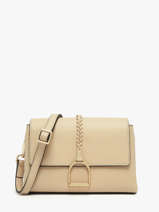 Sac Bandouli�re S Torsade Cuir Etrier Beige torsade ETOS169S